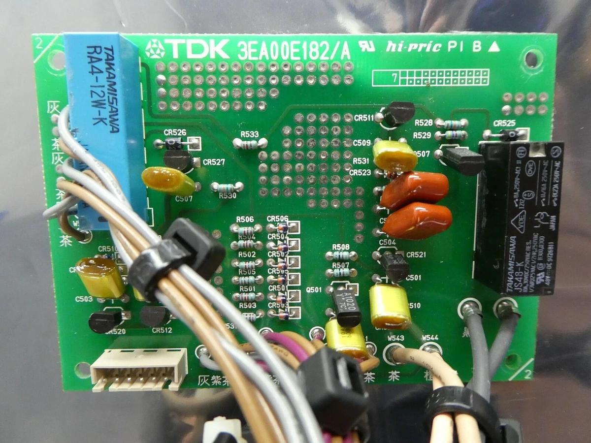 Used TDK 3EA00E182/A Interface Relay Board PCB hi-pric with Cables Used Working