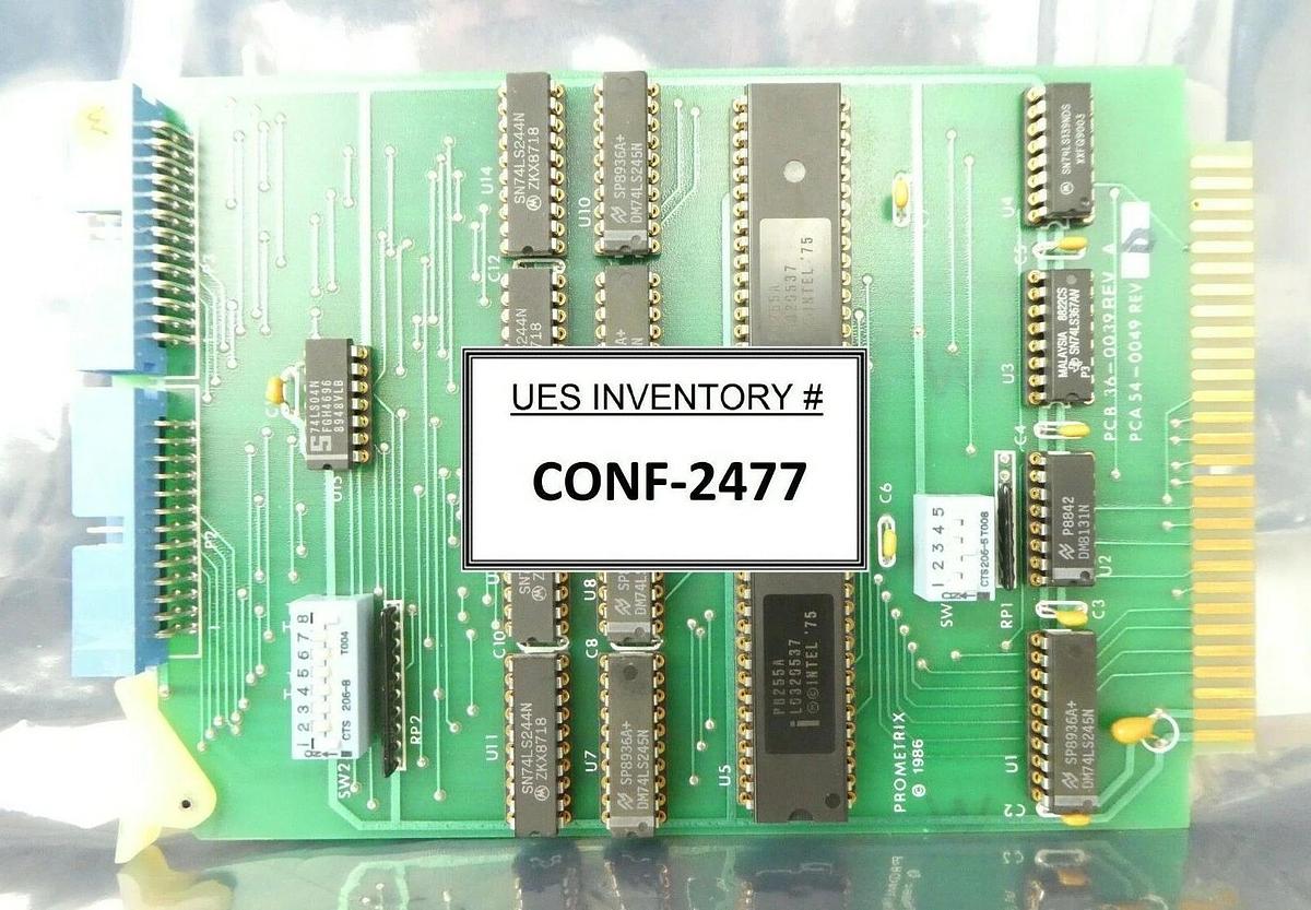 Used Prometrix 54-0049 Parallel I/O PCB Card 36-0039 Rev. D KLA-Tencor Spare Surplus