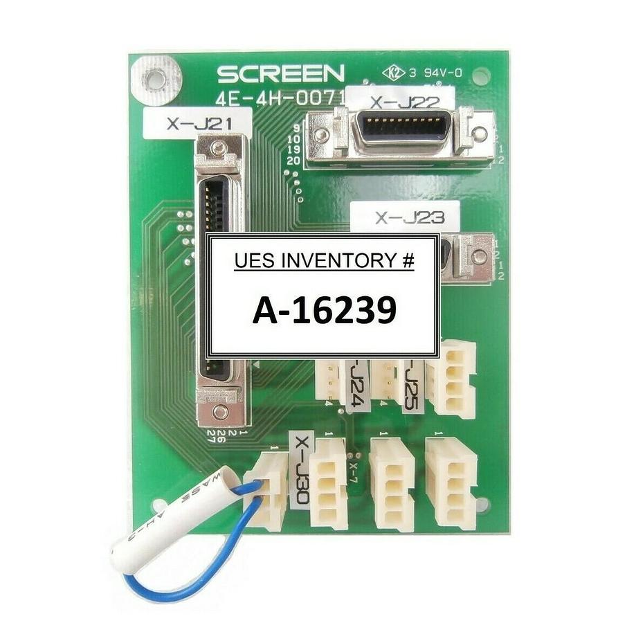 Used DNS Dainippion Screen 4E-4H-0071 Interface Board PCB Working Spare
