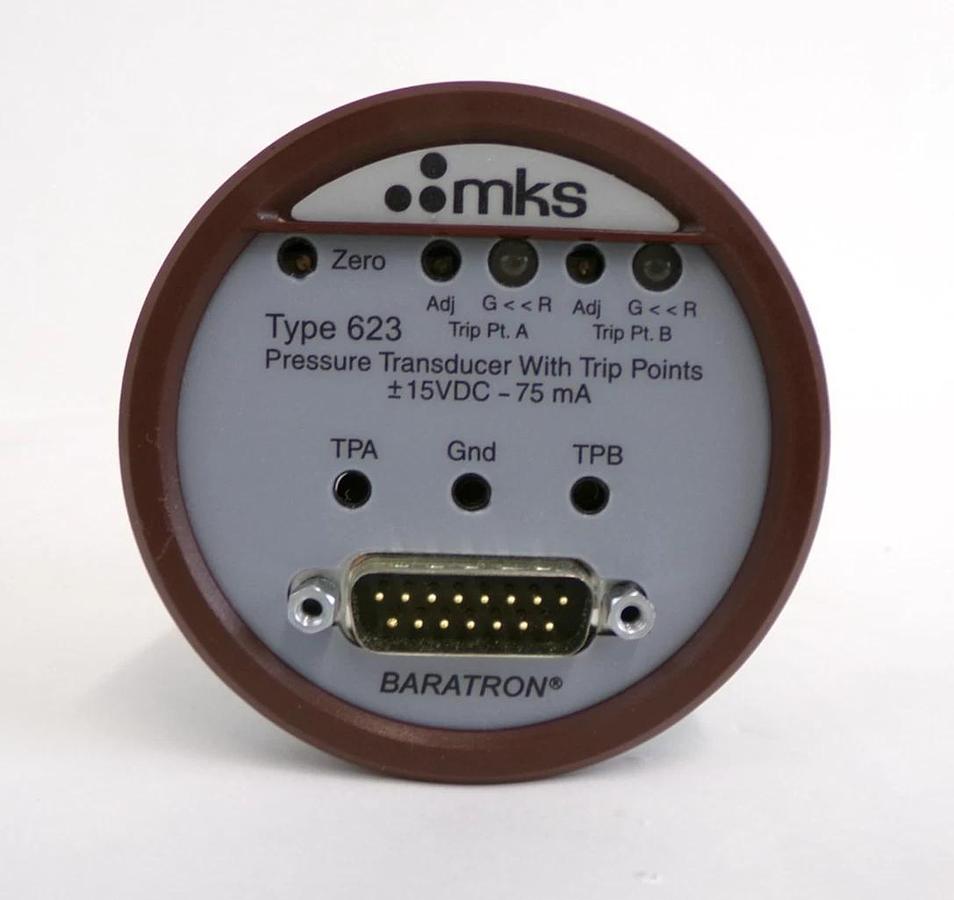 Used MKS Instruments 623A-14934 Baratron Capacitance Manometer Working