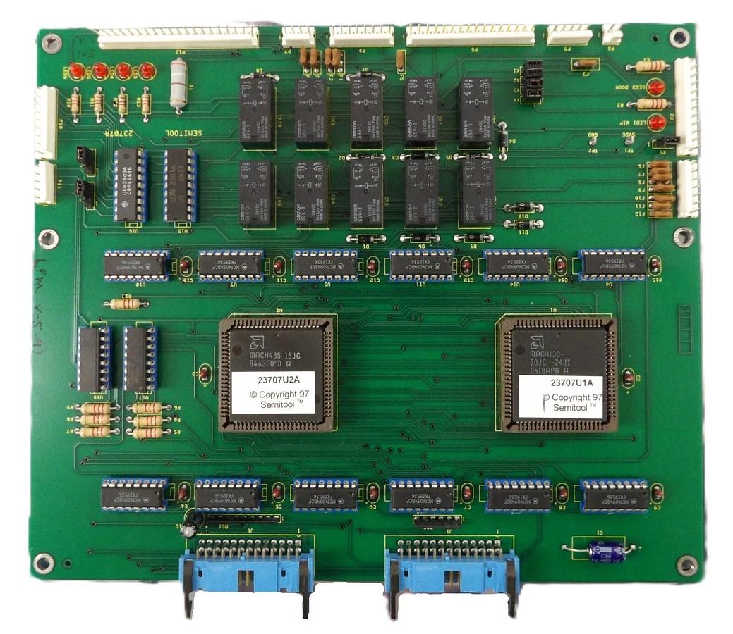 Used Semitool 23707-501 WIP Interlock PCB Board Assembly 23707 Working Surplus
