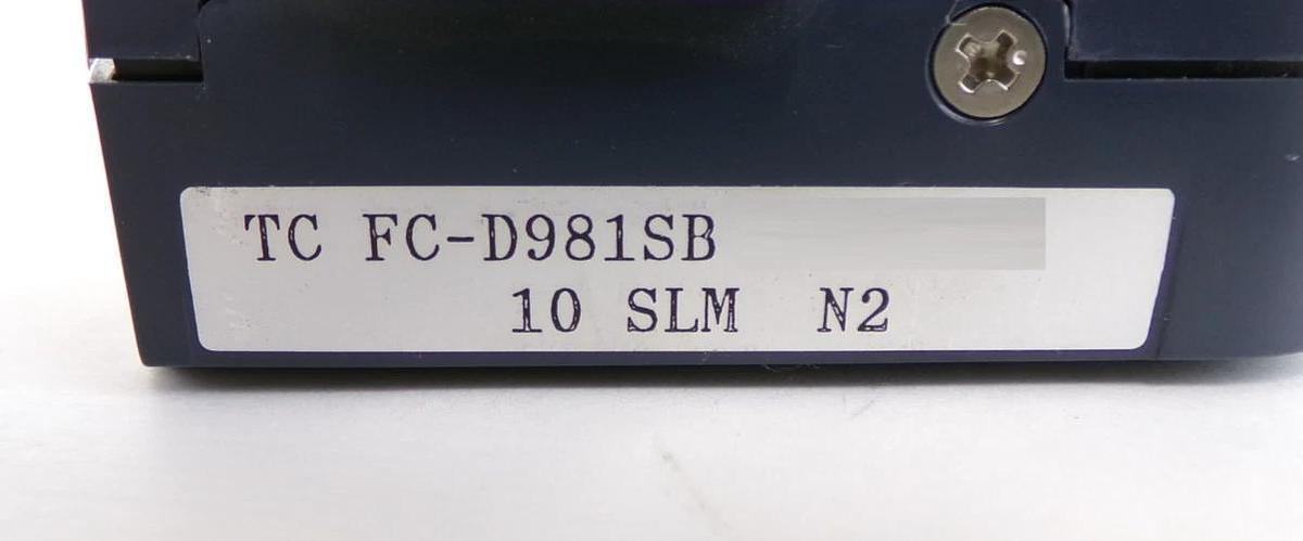 Used Aera FC-D981 Mass Flow Controller MFC 10000 SCCM Lot of 2 Surplus