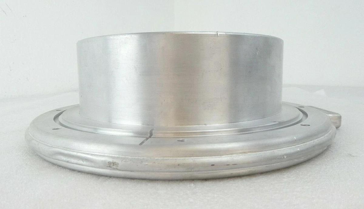 Used Varian Ion Implant Systems F9754001 Source Bushing Flange Assembly Cleaned Spare