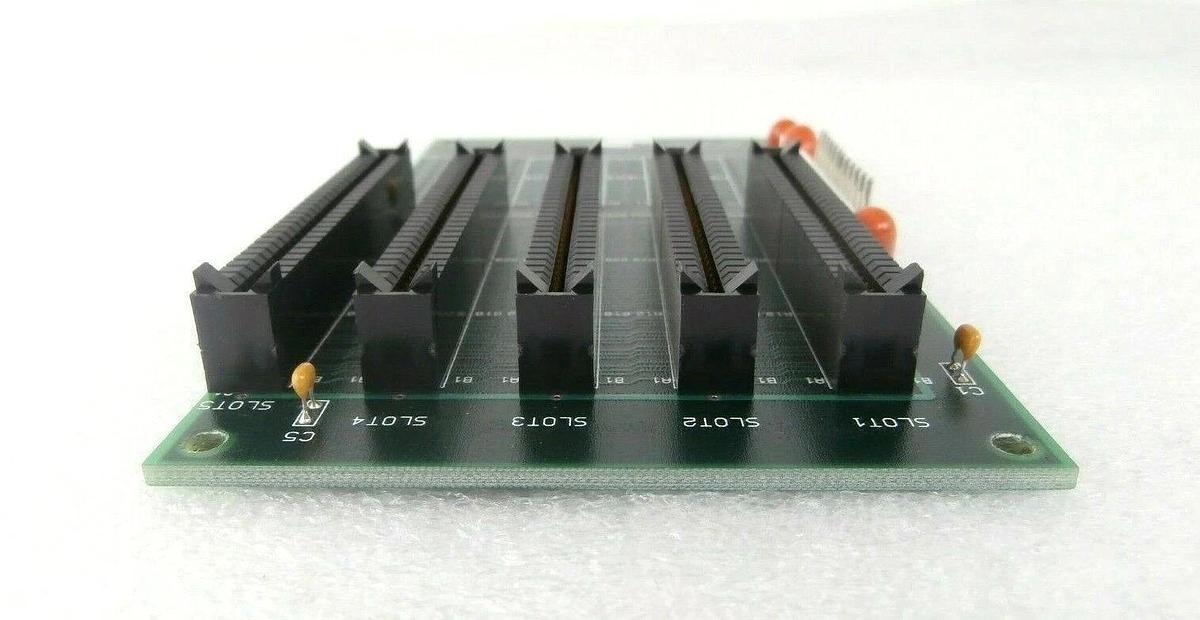Used Symtron 099660 5-Slot Backplane PCB Tencor Surfscan 7000 KLA-Tencor Working