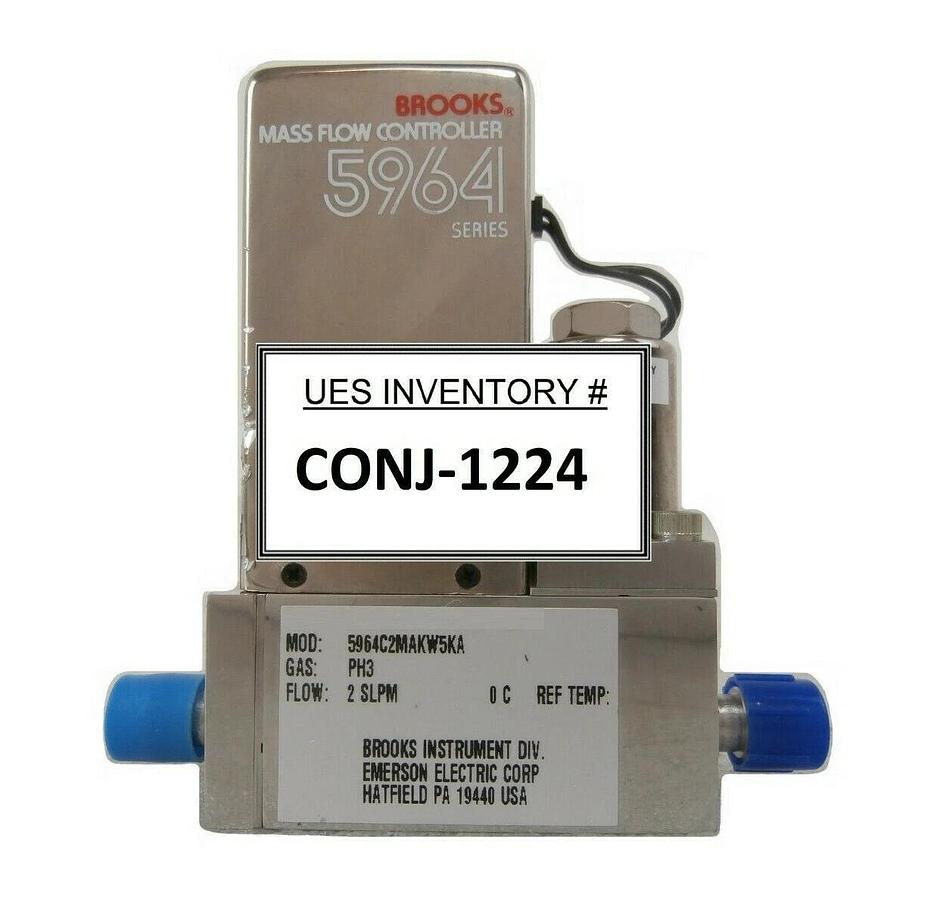 Used Brooks 5964C2MAKW5KA Mass Flow Controller MFC Novellus 22-10518-00 Working Spare