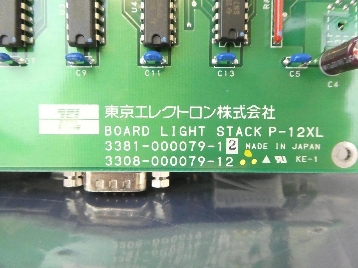 Used TEL Tokyo Electron 3381-000079-12 Light Stack Board P-12XL PCB Working Surplus