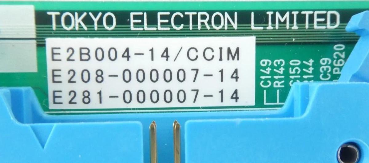 Used TEL Tokyo Electron E281-000007-14 E2B004-14/CCIM PCB Card E208-000007-14 Working