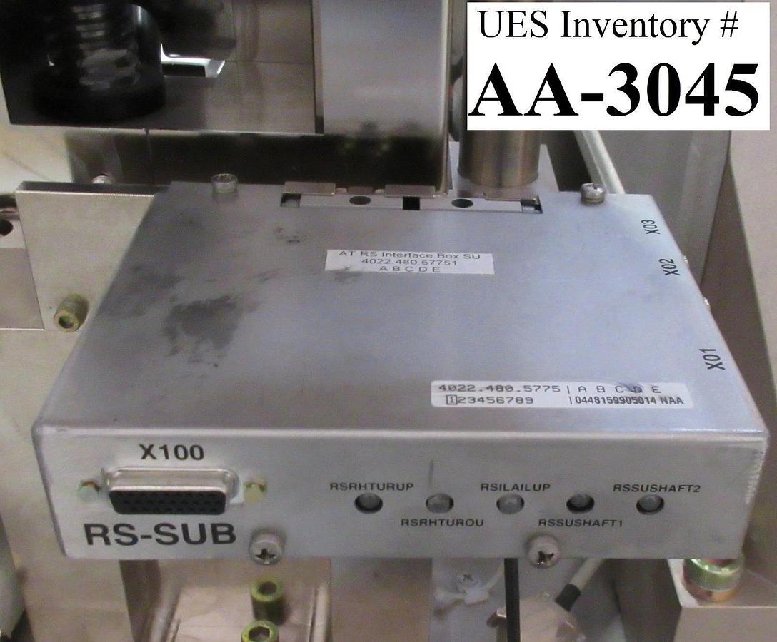Used ASML 4022.480.47751 AT RS Interface Box SU 4022.480.4775 XT:1250 Used Working