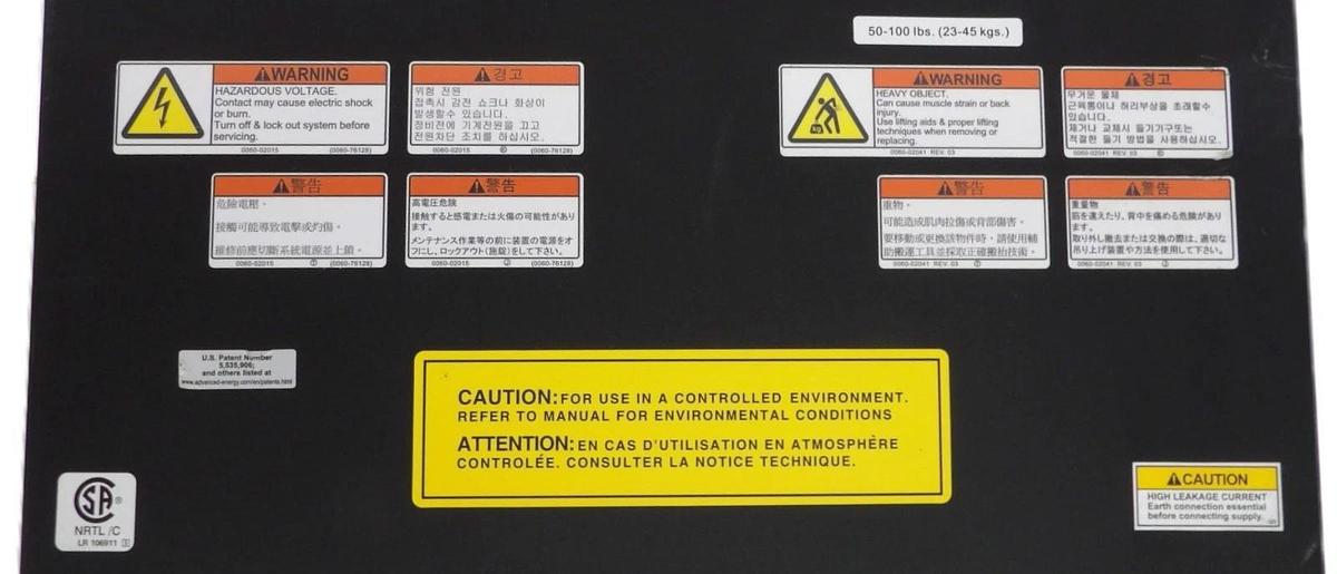 Refurbished MDX Pinnacle II AE Advanced Energy 3152412-223 20kW DC Power Supply Refurbished