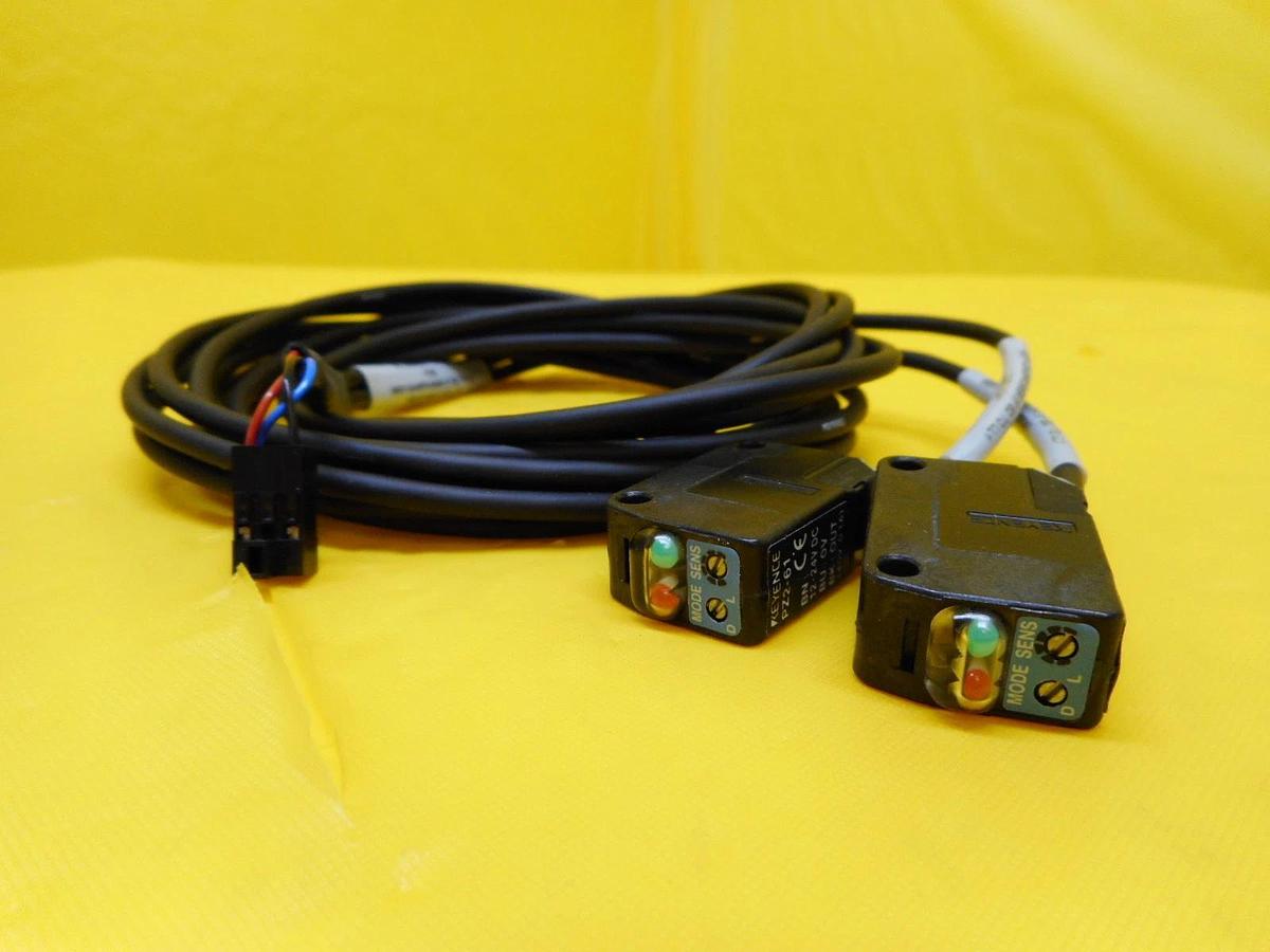 Keyence PZ2-61 Micro Optical Sensor Square Retro-Reflective ASM 02-333658D01 New