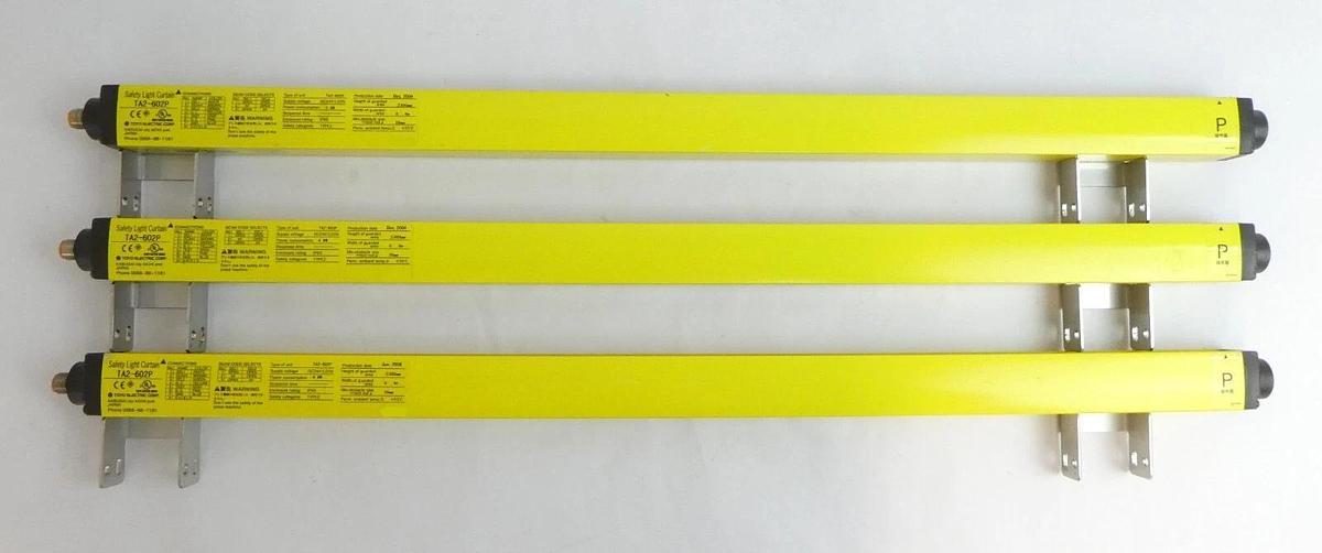 Used Toyo Electric TA2-602R TA2-602P Safety Light Curtain Lot of 6 Working Surplus