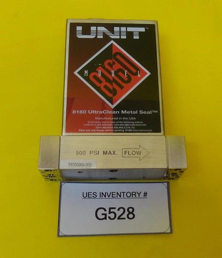 Used Unit Instruments 8160-102101 Mass Flow Controller MFC 50 SCCM SF6 UFC-8160 Used