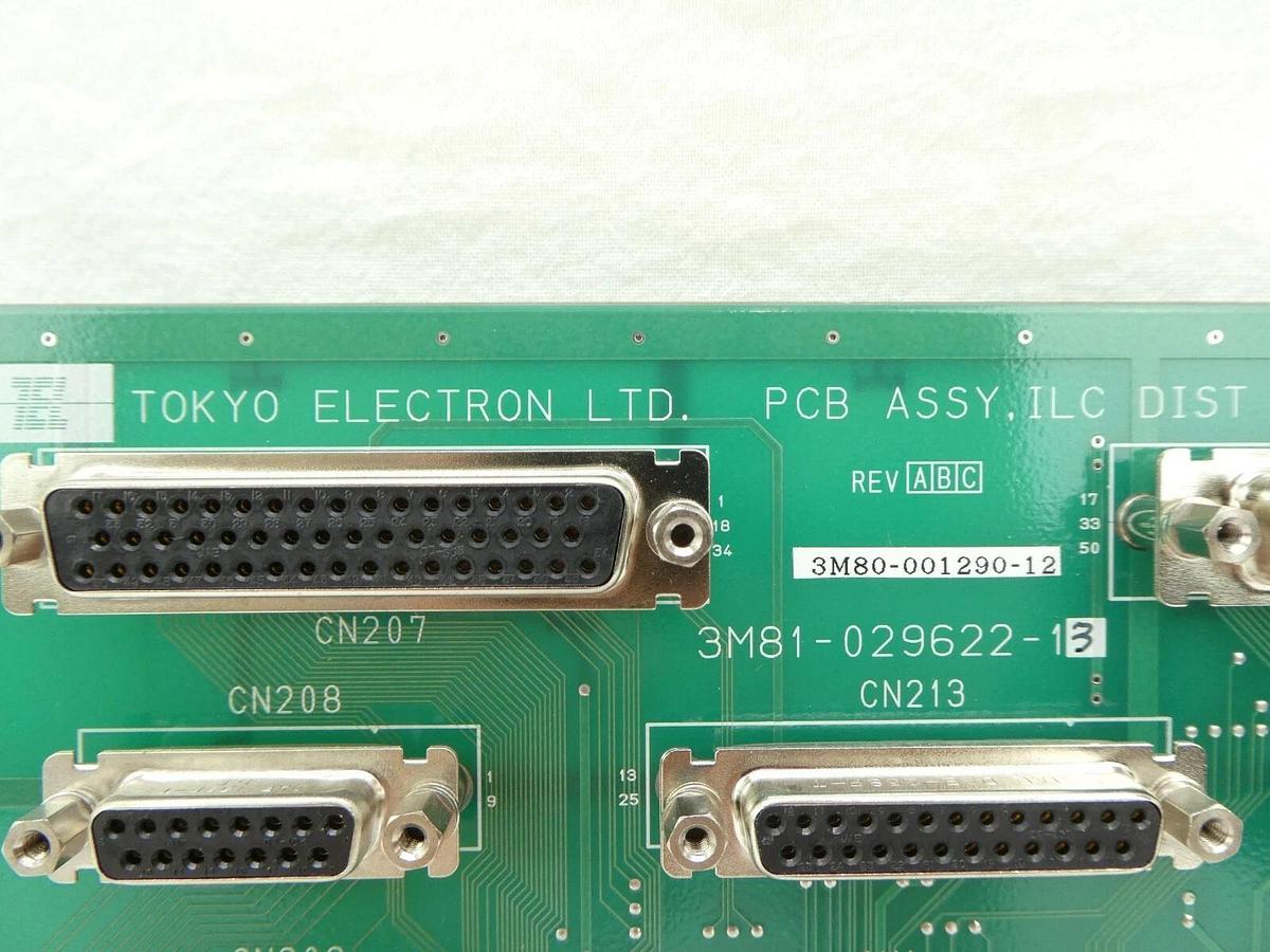 Used TEL Tokyo Electron 3M80-001290-12 Interface PCB ILC DIST Trias Working Spare