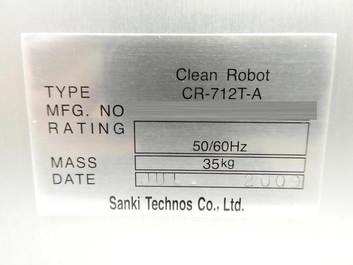 Used Sanki Technos CR-712T-A Wafer Transfer Clean Robot Hitachi M-712E Copper Working