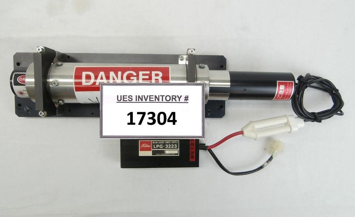 Used Toshiba LGK-7628JH He-Ne 632.8nm Laser with Power Supply LPG-3223 Horiba PD-201A