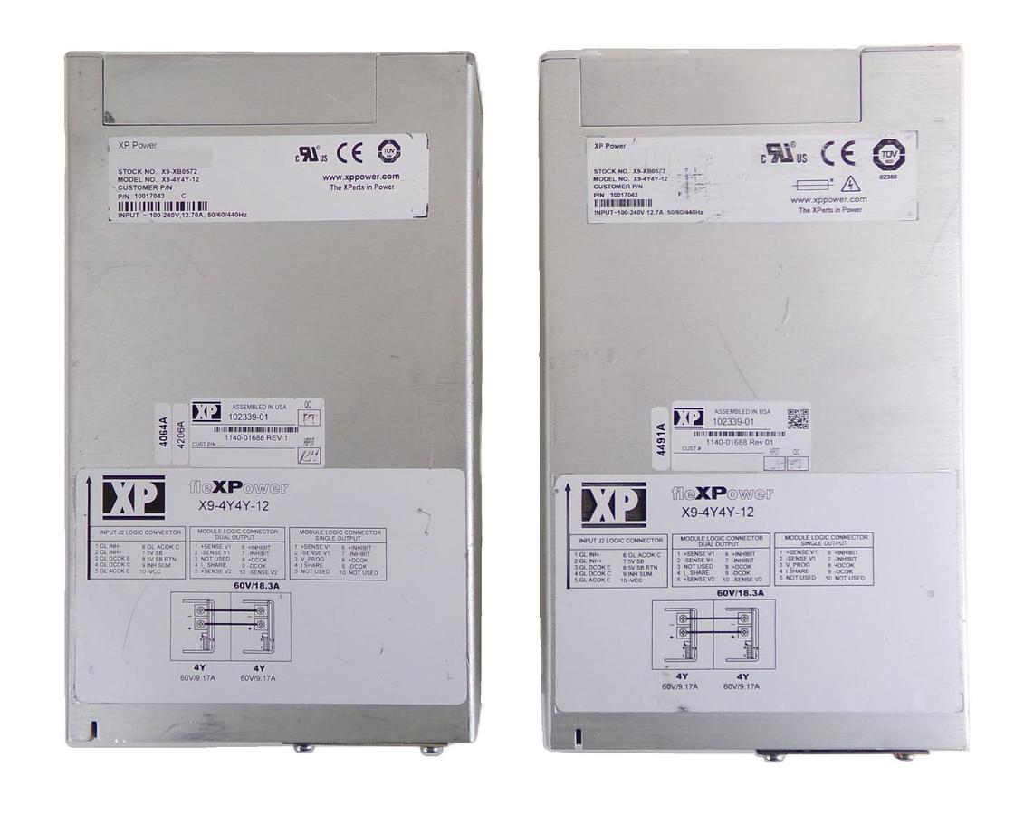 Used XP Power X9-4Y4Y-12 Power Supply Power Supply fleXPower Lot of 2 Working