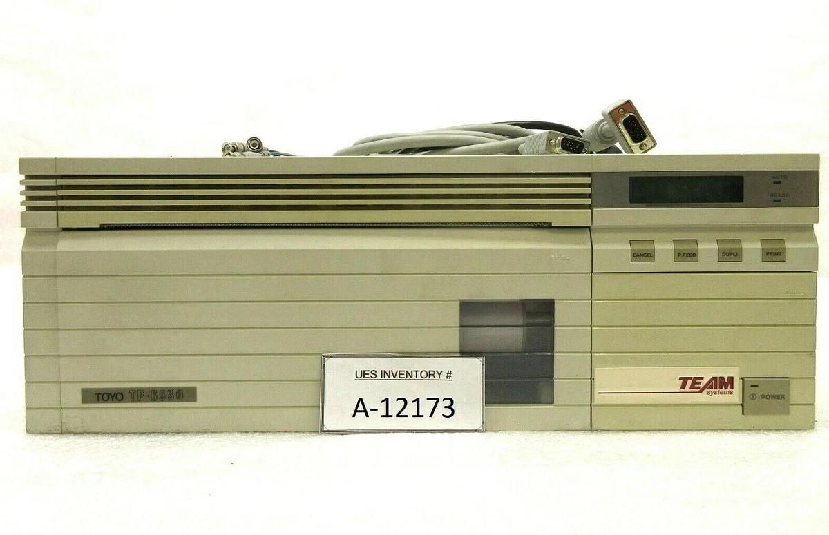 Used Seiko Precision VP-4500 Thermal Video Printer Toyo TP-6530 w/BNC Cables Working