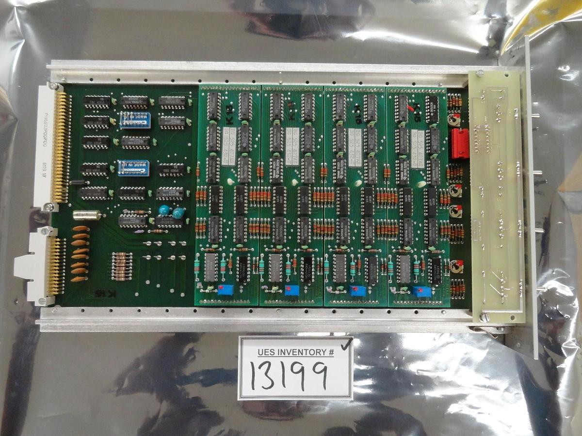 Used Balzers BG 525 473 T 4-Channel Heater DA 101 PCB Card BG 525 424 T Used Working