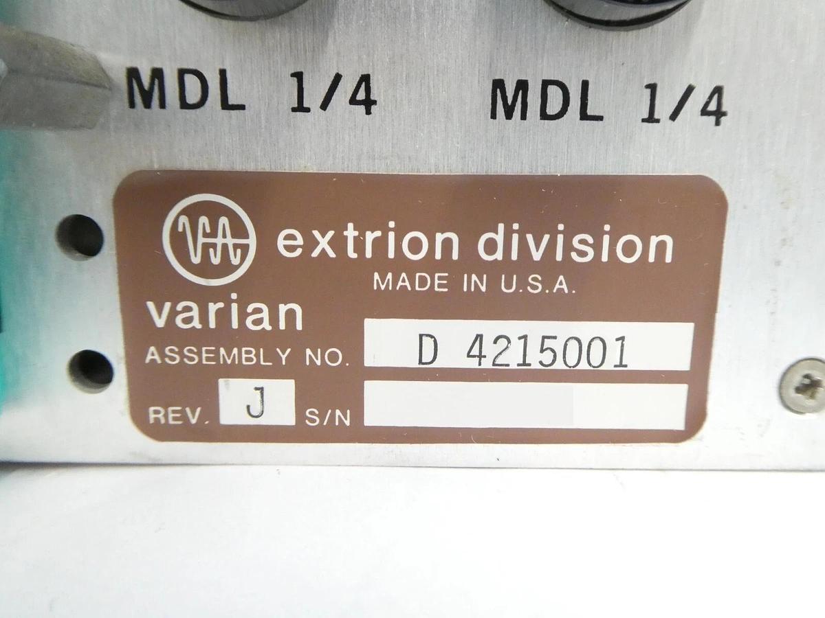 Used Varian Implanter Controllers D04073001 D4215001 107787001 1607A Set of 4 Surplus