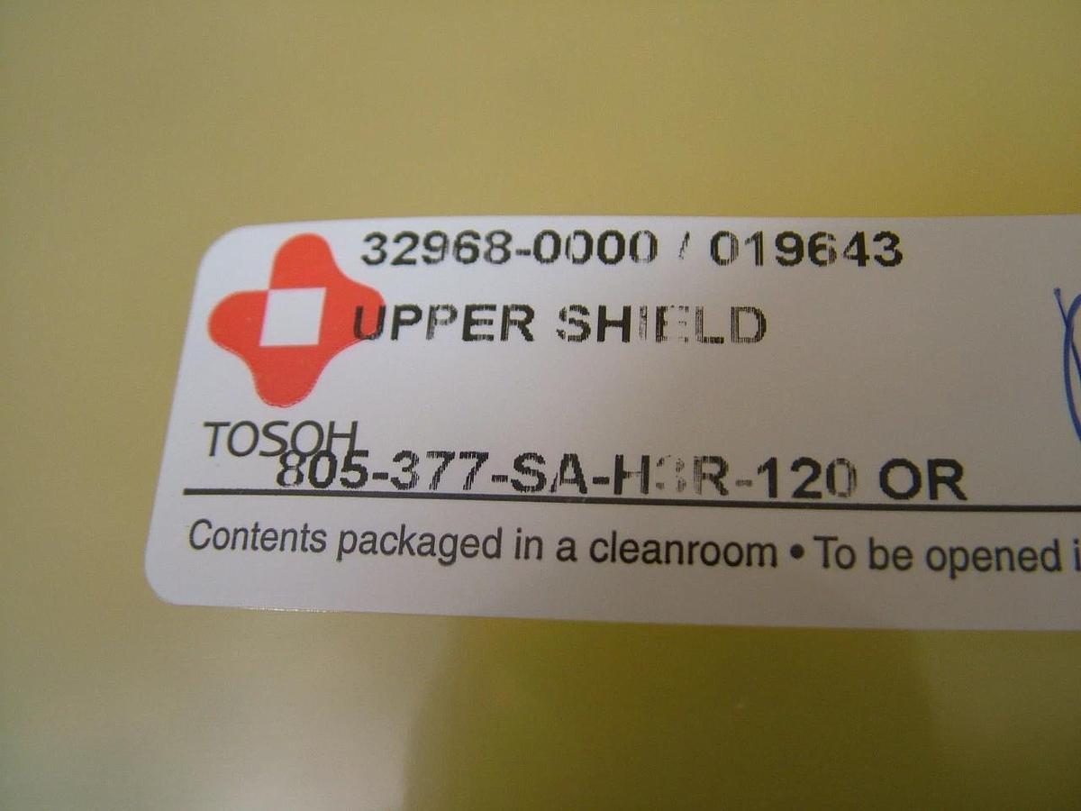 Tosoh 805-377-SA-H3 Chamber Upper Shield AMAT Applied Materials 300mm Endura New