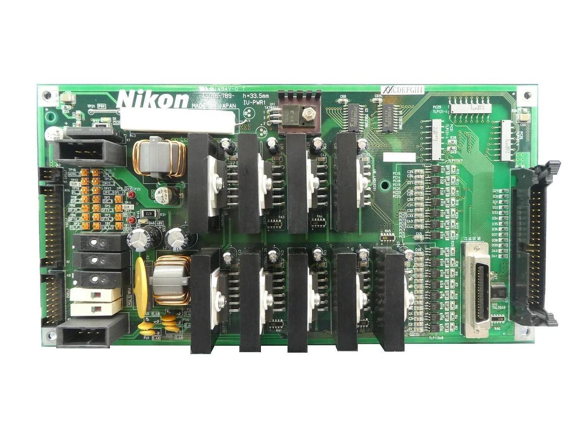 Used Nikon 4S018-789 Power Distribution PCB IU-PWR1 NSR FX-601F Working Surplus