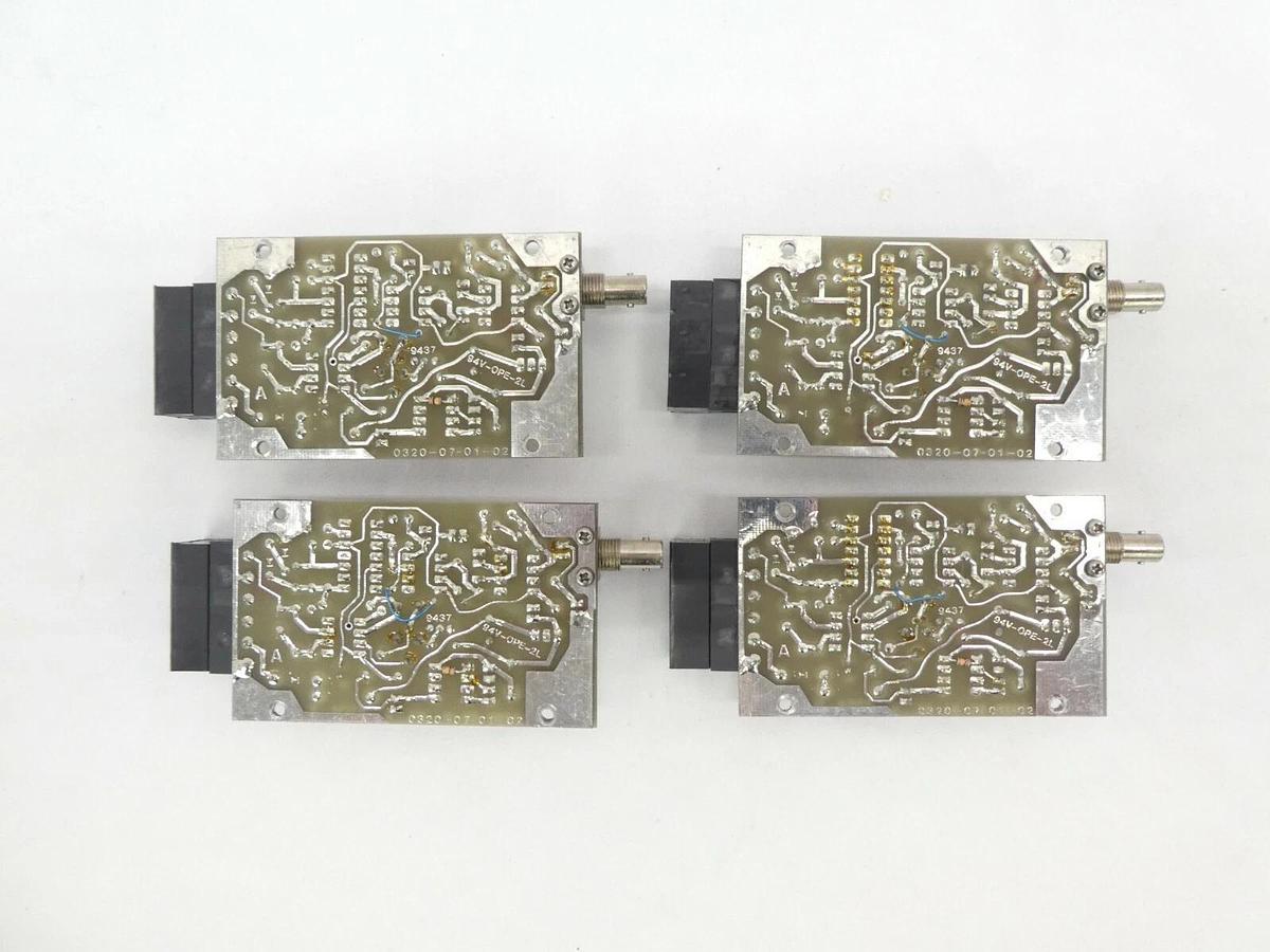 Used FiberOptions 0320-03-01-02 Interface PCB 320A-R Rev. A4 Varian 350D Lot of 4