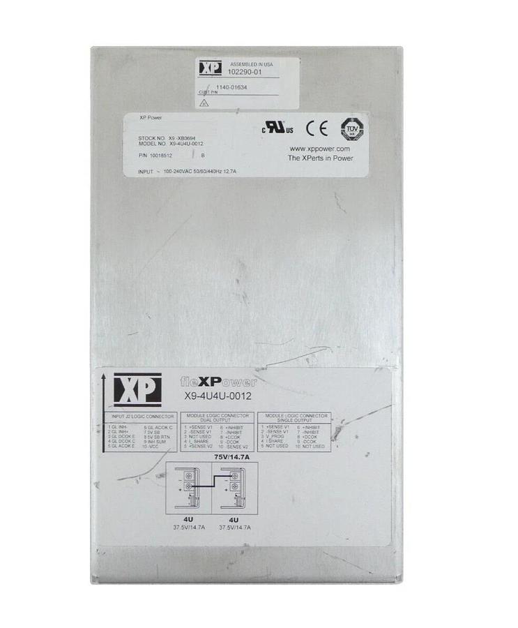 Used XP Power 102290-01 Power Supply X9-4U4U-0012 10018512 AMAT 1140-01634 Working