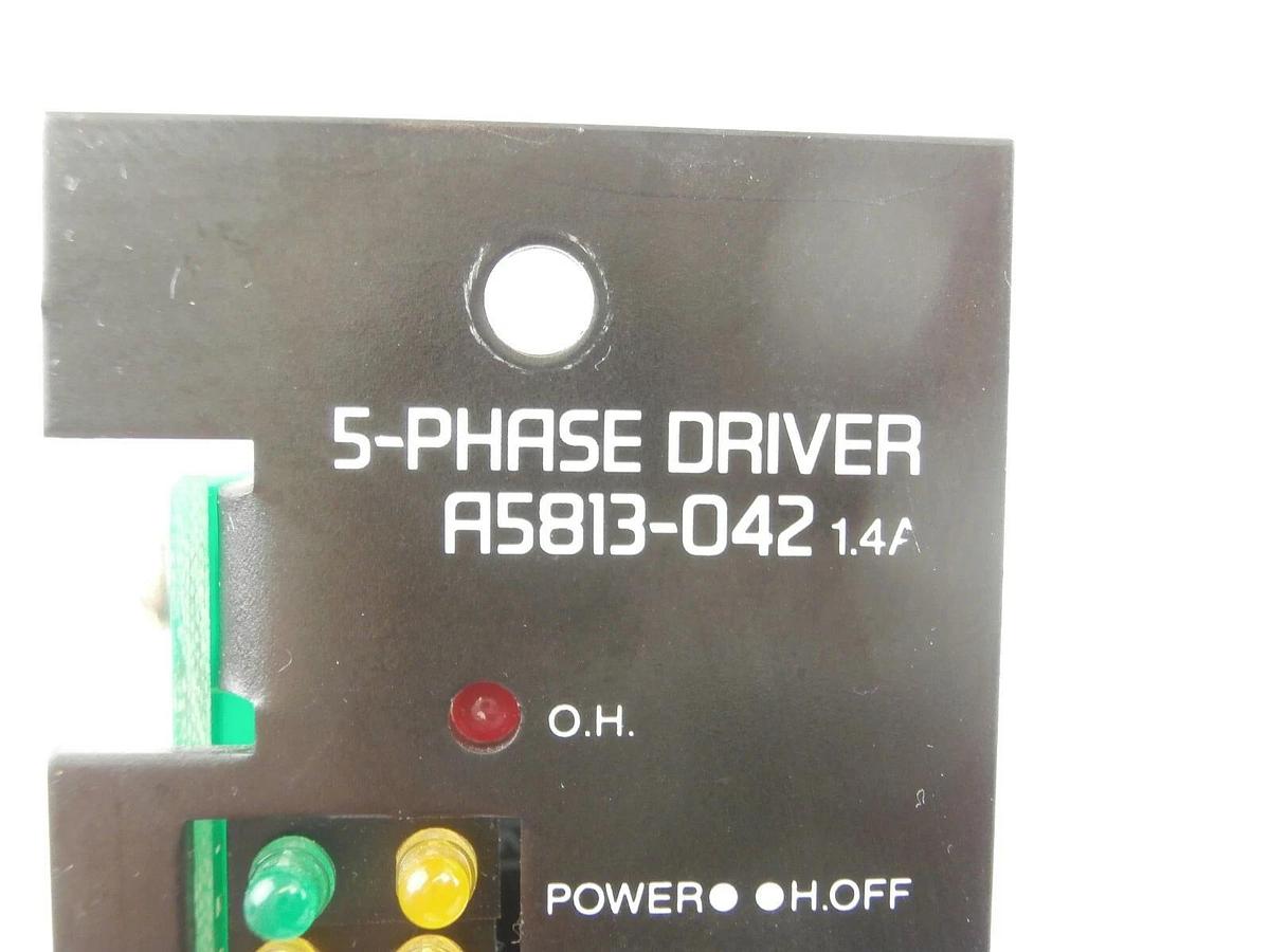 Used Oriental Motor A5813-042 5-Phase Driver PCB Card VEXTA 1.4A EB4008-2V Working