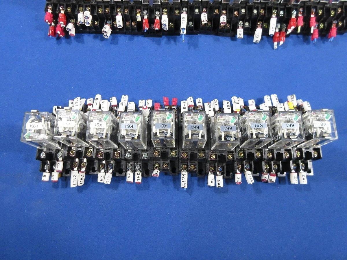 Used Omron MY2N-D2 Relay Lot of 147 LY2N-D2 MY4N-D2 G2R-2-SND Used Working