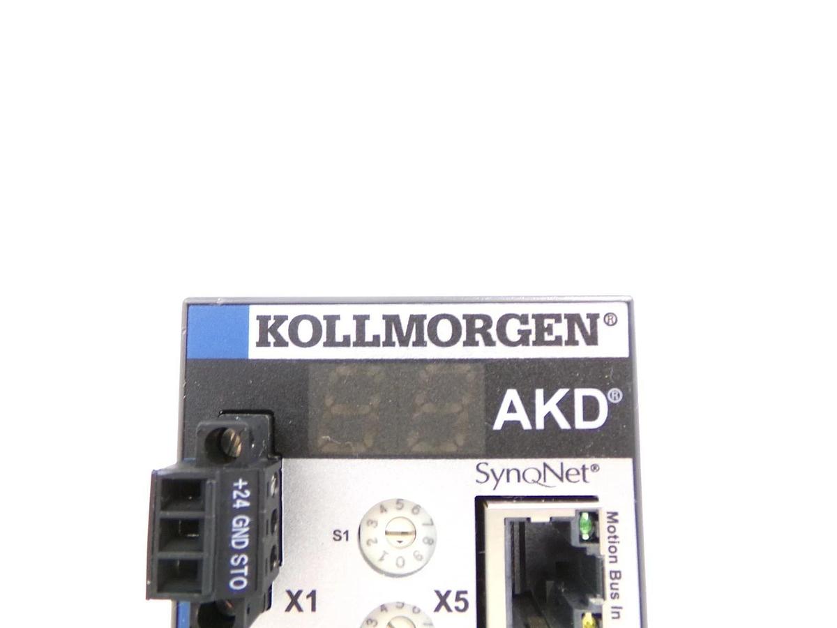 Used Kollmorgen AKD-B00606-NBSQ-0000 Servo Drive SynqNet Reseller Lot of 2 Working