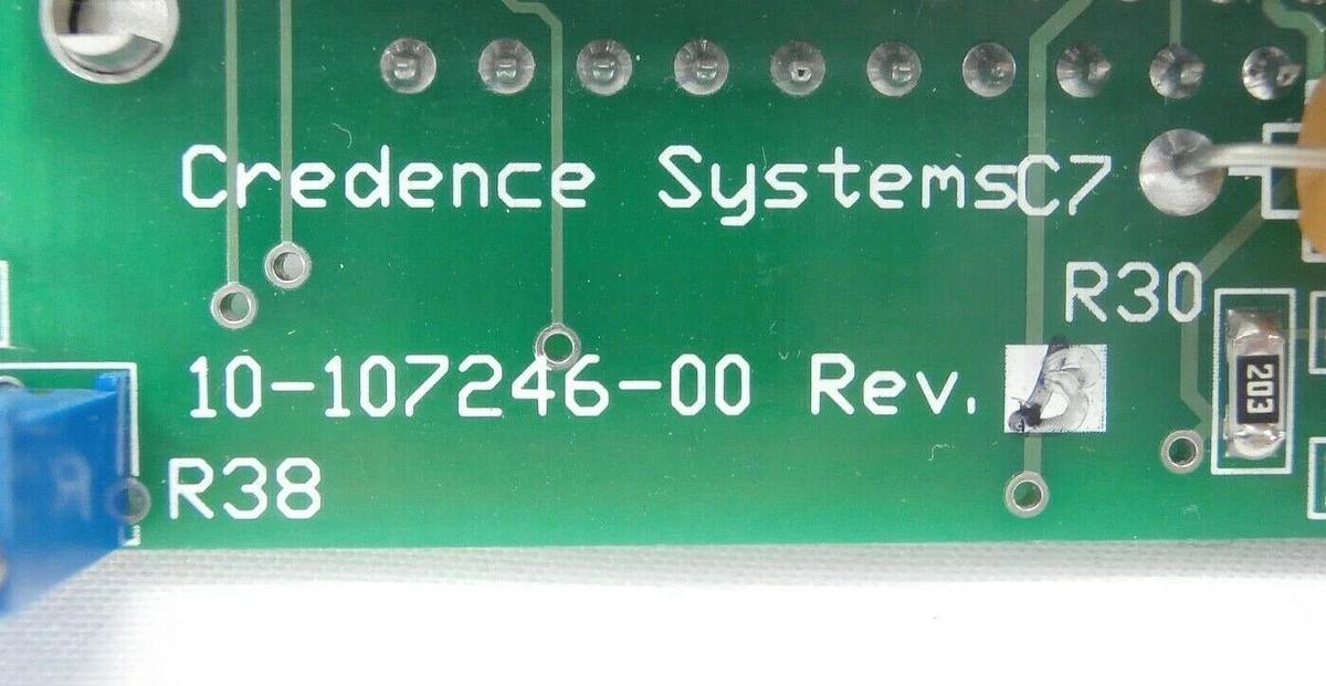 Used Credence Systems 10-107246-00 ES Install Shunt Board PCB Optonics Working