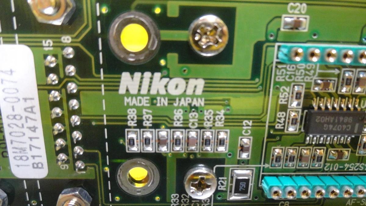 Used Nikon 4S005-344 Interface Board PCB AF-SENSOR21 NSR System Used Working
