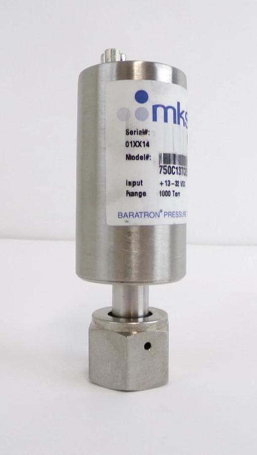 Used MKS Instruments 750C13TCE2GA Baratron Pressure Transducer Lot of 2 Spare Surplus