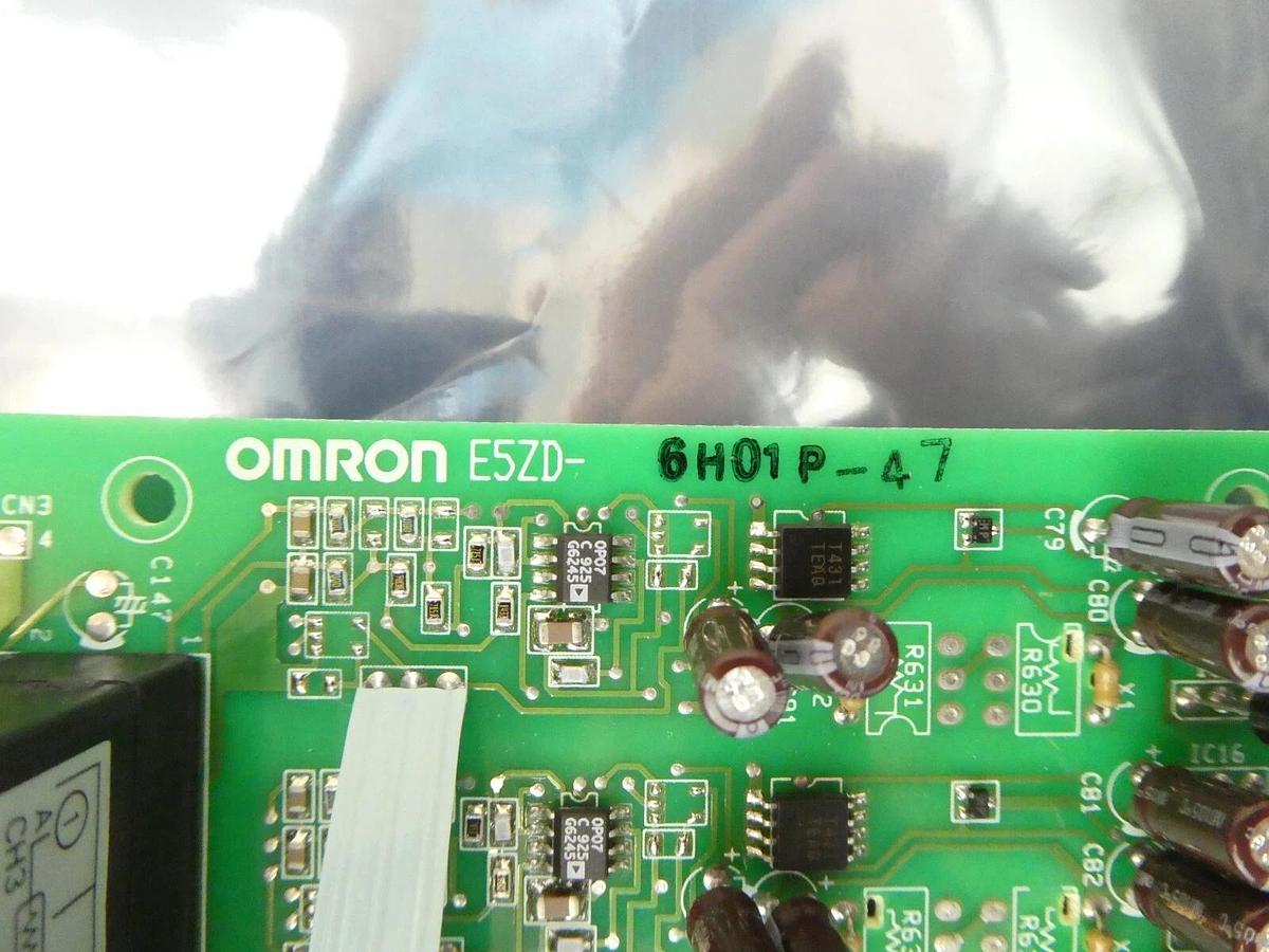 Omron E5ZD-6H01P-47 Temperature Controller PCB Card TEL 014-000491-1 Manual New