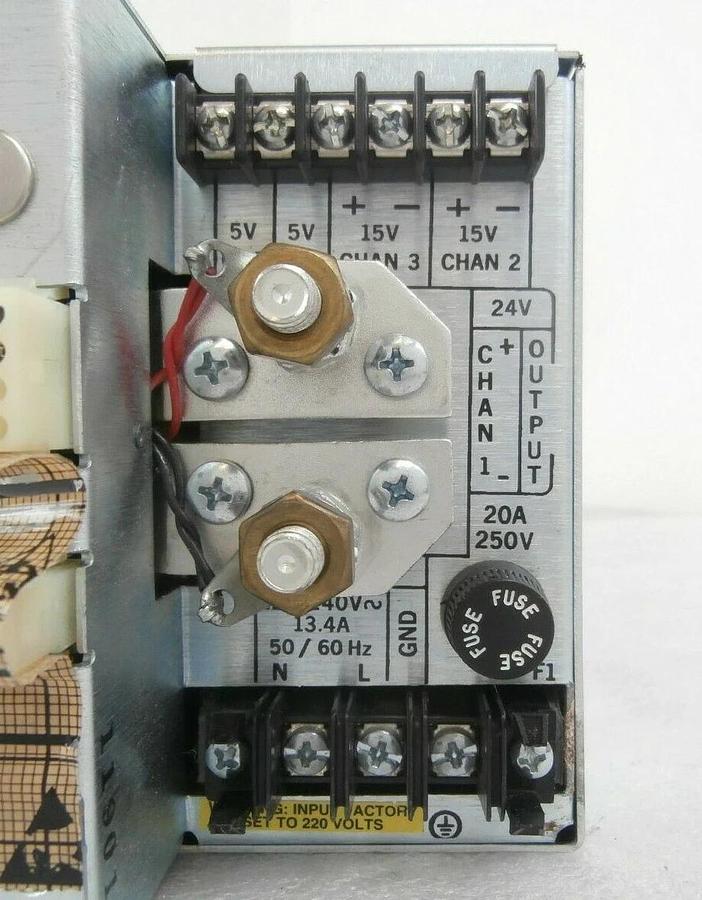 Used Pioneer Magnetics PM 2974A-3-5 DC Power Supply SVG 680-0146-048 Working Surplus