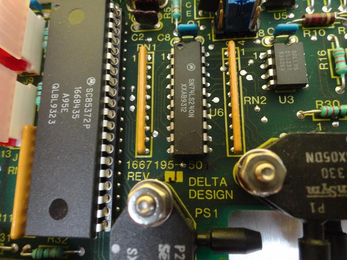 Used Delta Design 1667195-501 Quad Pressure Sensor Board PCM Working Surplus