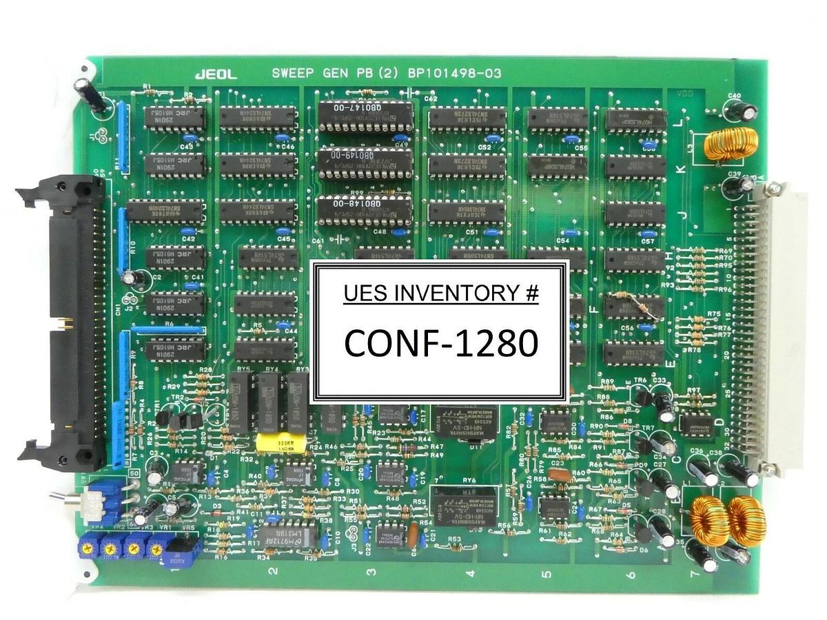 Used JEOL BP101498-03 SWEEP GEN PB(2) PCB Card JWS-2000 Wafer Review SEM Working