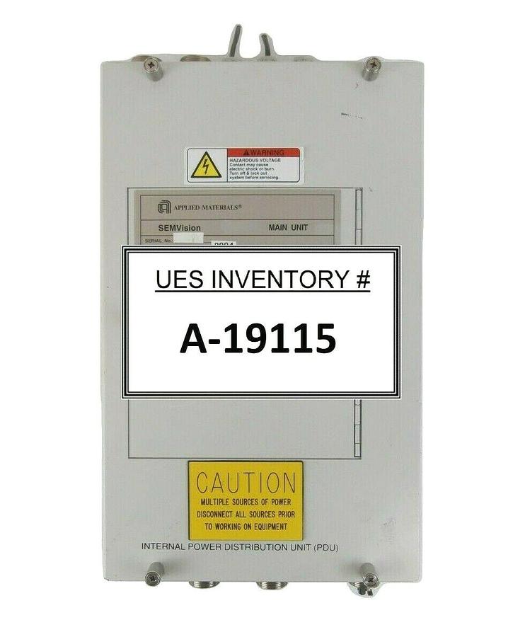 Used AMAT Applied Materials SEMVision Main Unit Power Distribution Unit PDU cX Spare