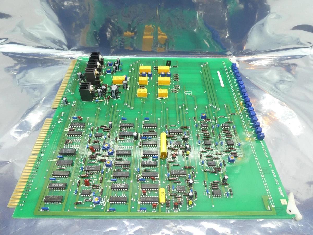 Used JEOL AP002133-02 PCB Card CRT DSPL(2) PB JSM-6300F SEM Working Surplus