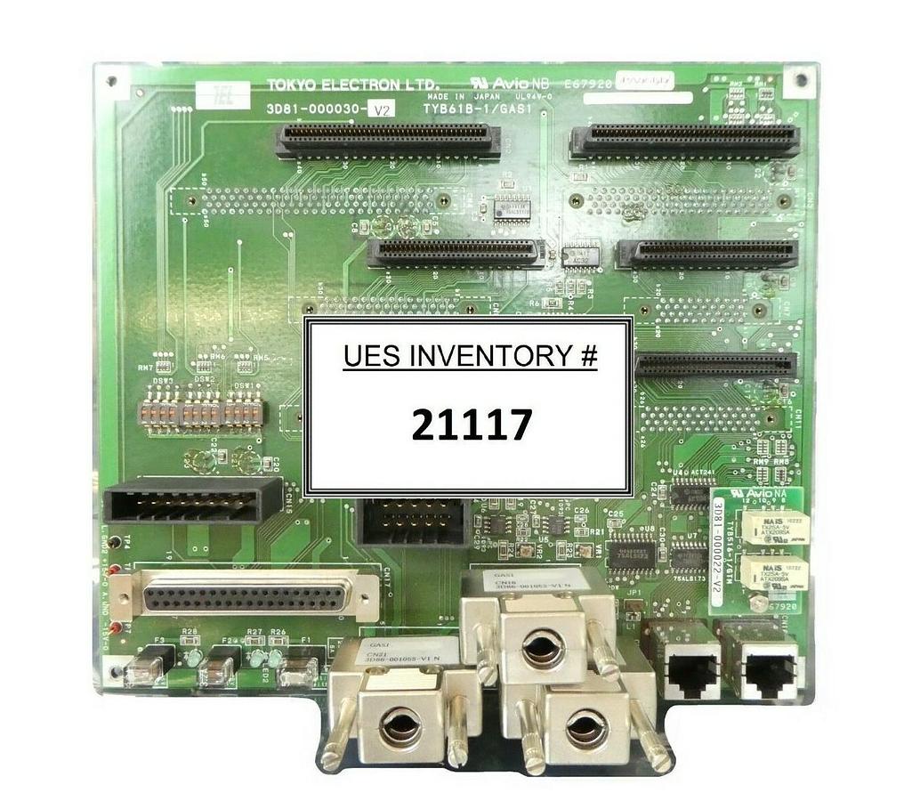 Used TEL Tokyo Electron 3D81-000030-V2 Interface PCB TYB61B-1/GAS1 Telius Working