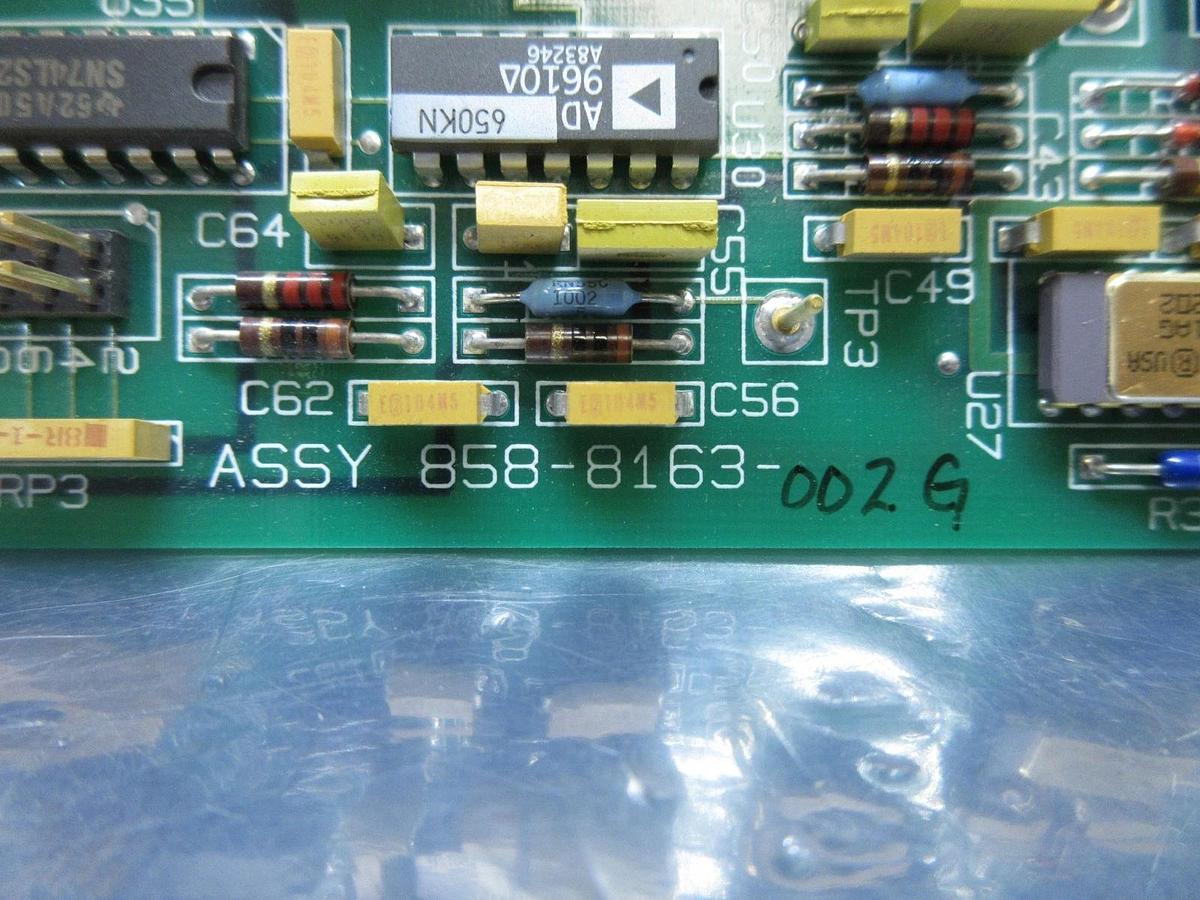 Used SVG Silicon Valley Group 858-8163-002 Processor PCB Card ASML 90S Working