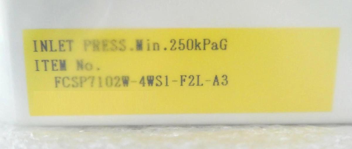 Fujikin FCSP7102W-4WS1-F2L-A3 Flow Control System P7000 WR TEL 015-021196-1 New