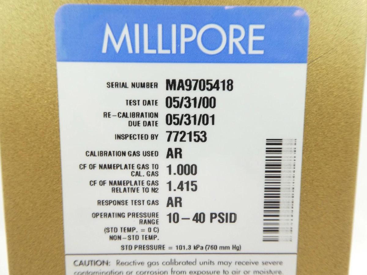 Refurbished Millipore FC-2900M-4V Mass Flow Controller MFC 200 SCCM Ar Tylan Refurbished