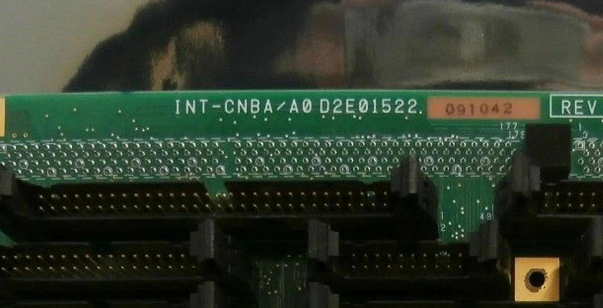 Used Kokusai Electric D2E01522 Interface Panel Backplane PCB INT-CNBA Used Working