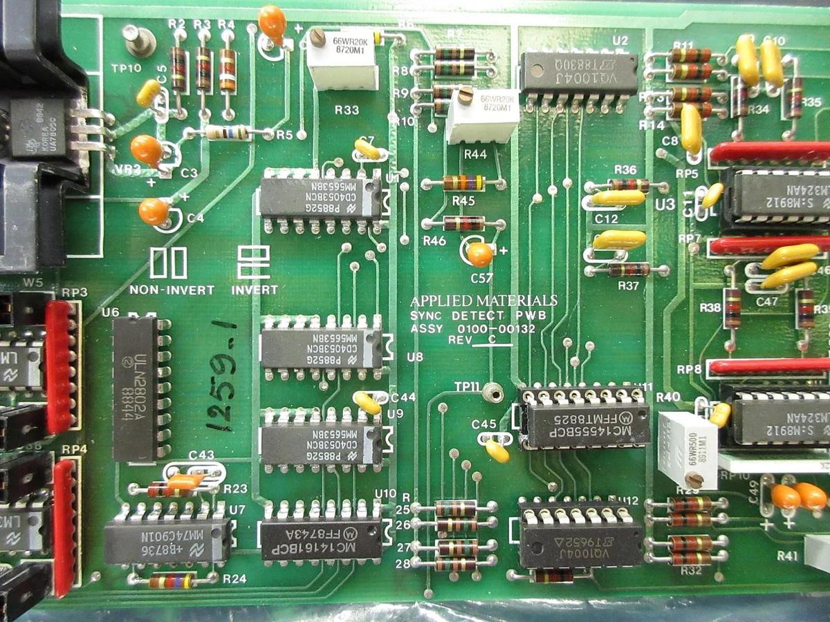 Used AMAT Applied Materials 0100-00132 Sync Detect PWB Card PCB Untested AS-IS