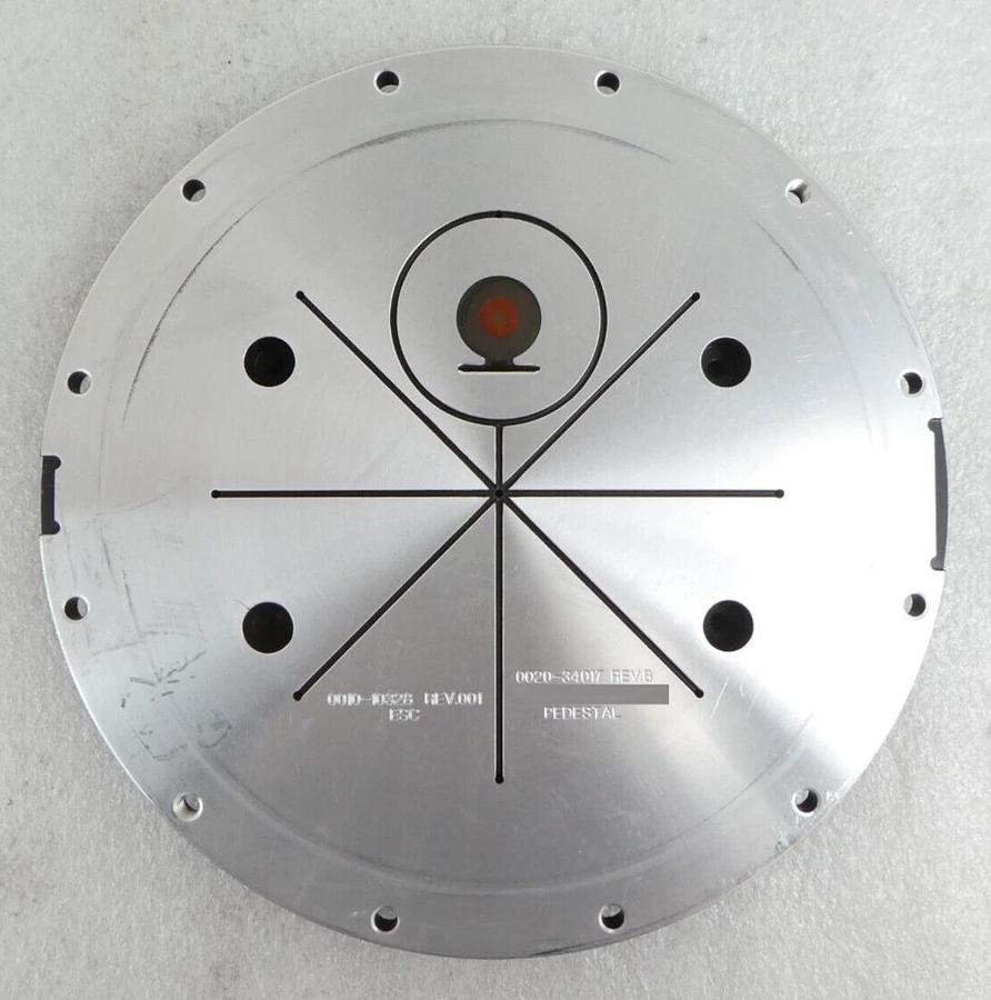 Used AMAT Applied Materials 0010-10328 200mm ESC Polyimide Pedestal 0020-34017 Spare