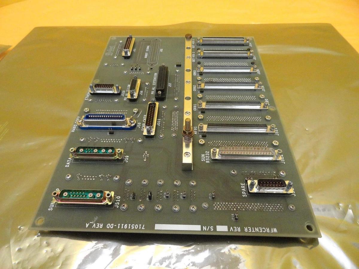 Used Orbot Instruments 71051911-DD WFRCENTER Backplane PCB Board AMAT WF 720 Used