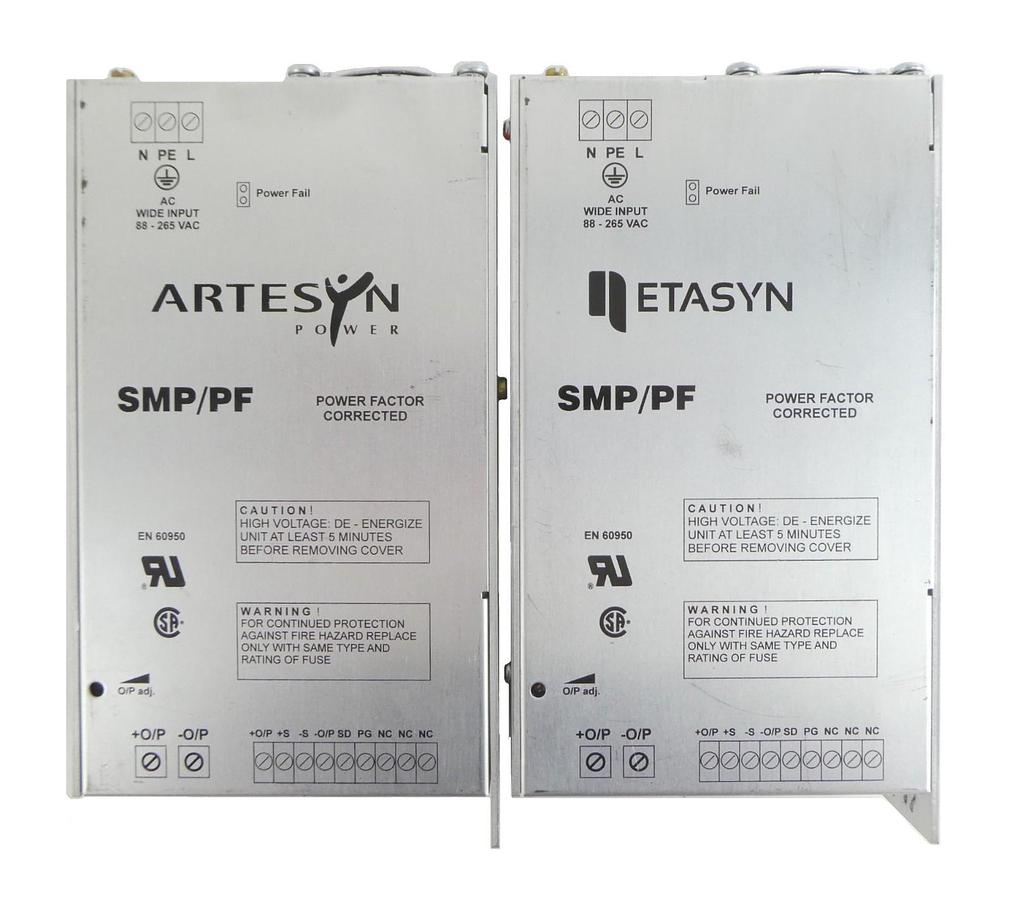 Used Artesyn 91.0003.13 SMP/PF Power Supply SMP/PF7559/9092 Lot of 2 Working