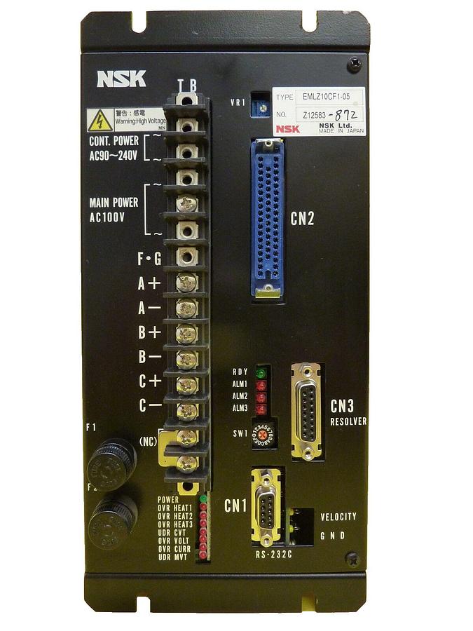 Used NSK EMLZ10CF1-05 Servo Drive Motion Controller Robot Automation Working Surplus