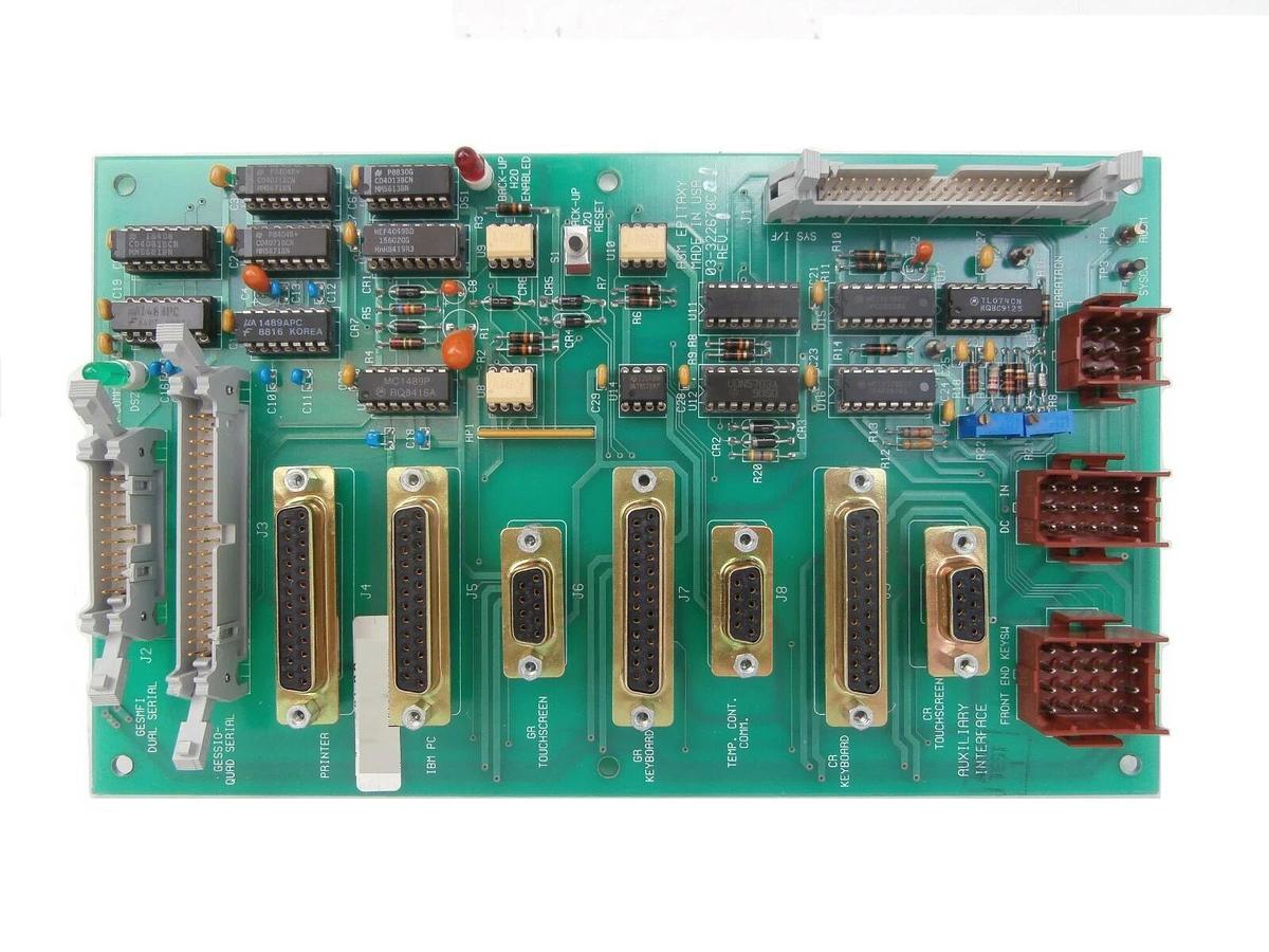 Used ASM 03-322678C01 Epitaxy Auxiliary Interface PCB 16-322679C01 Working Surplus